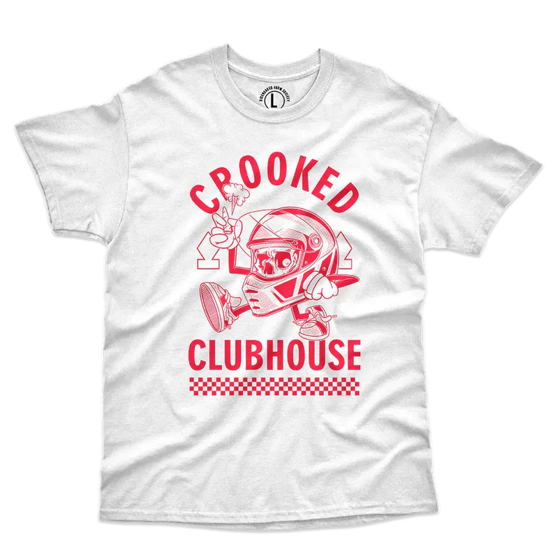 CROOKED CLUBHOUSE HELMET HEAD TEE
