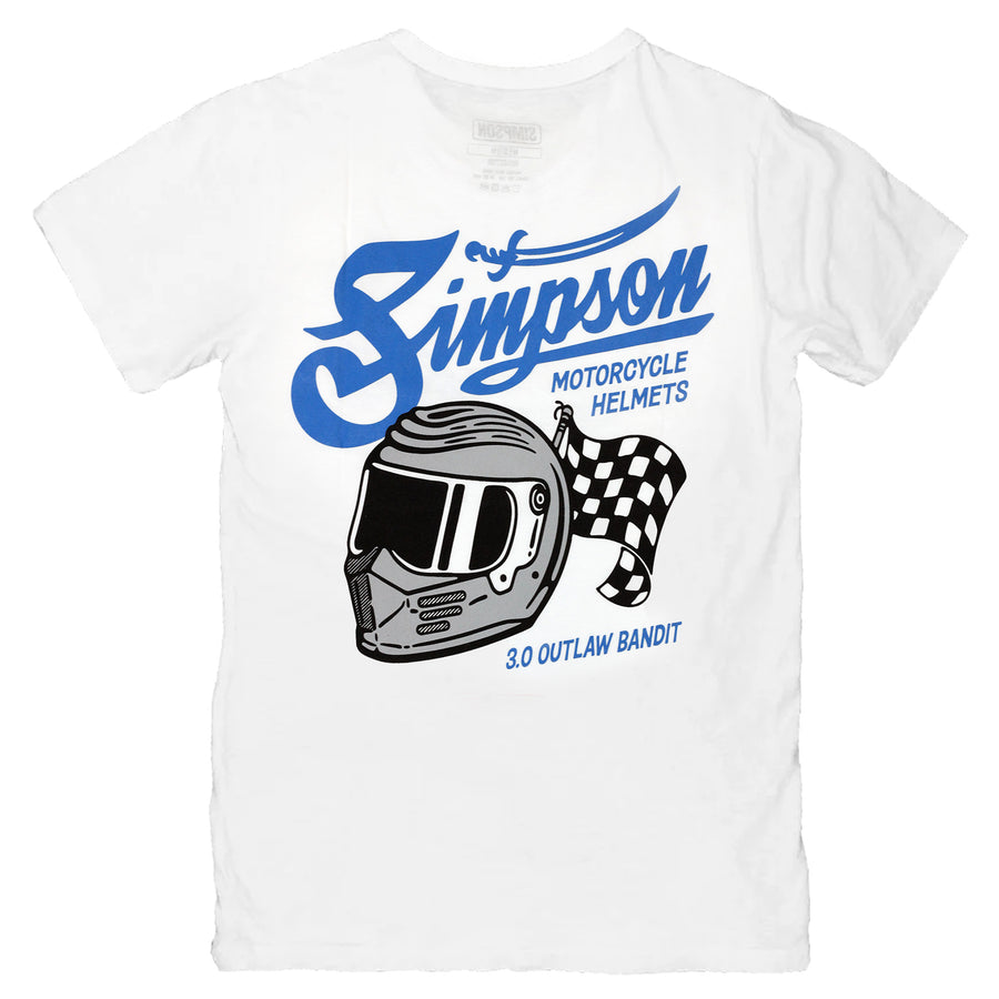 SIMPSON 3.0 OUTLAW TEE WHITE