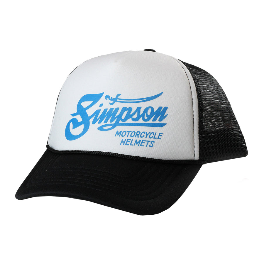 SIMPSON 3.0 OUTLAW TRUCKER HAT WHITE/BLACK