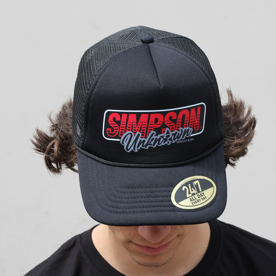 SIMPSON X UNKNOWN INDUSTRIES RWB ROPE HAT