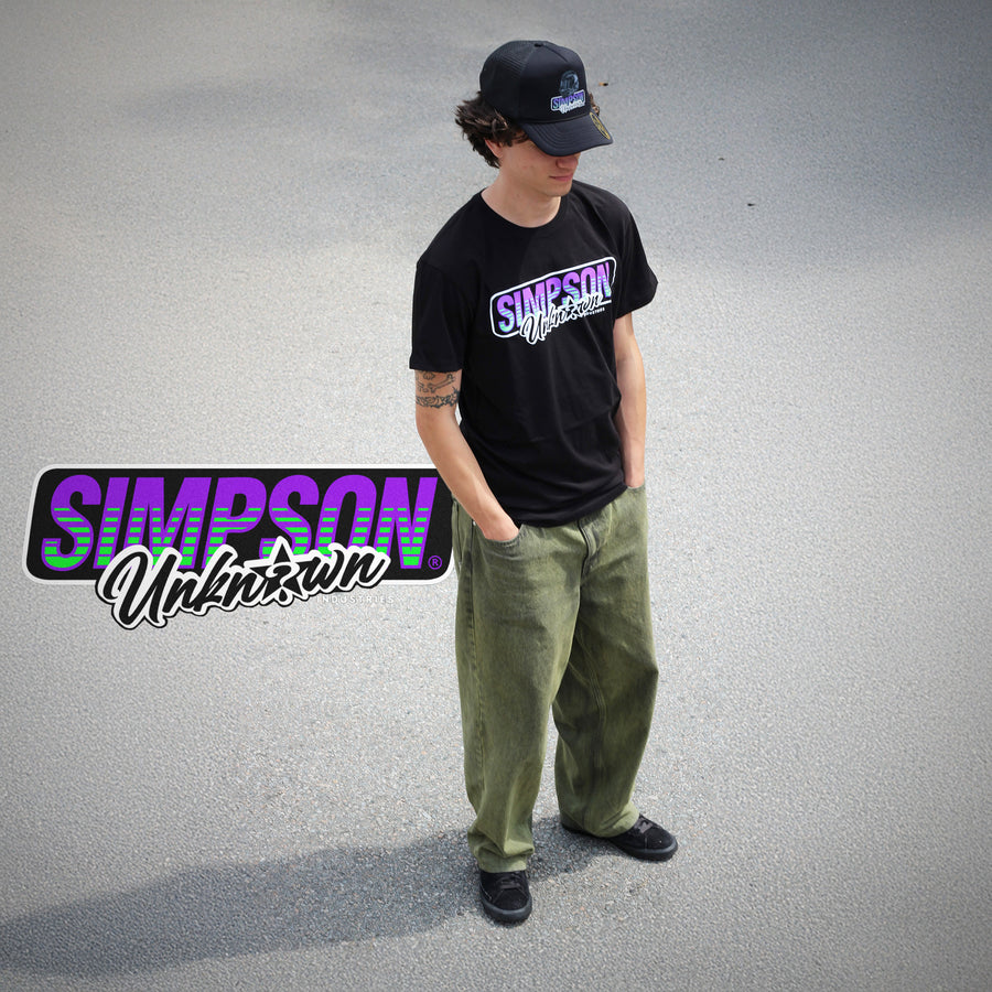SIMPSON UNKNOWN INDUSTRIES LOGO TEE