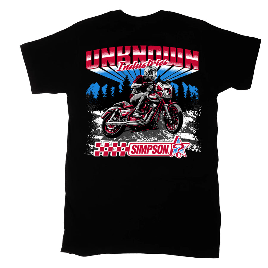 SIMPSON UNKNOWN INDUSTRIES RWB TEE