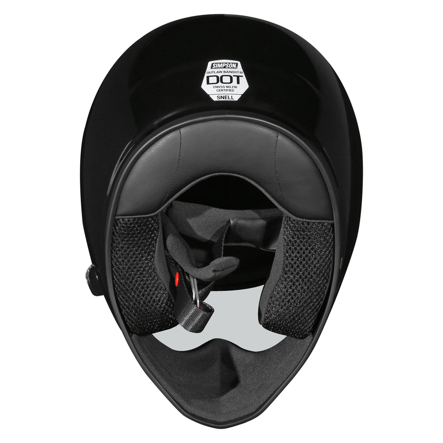 Simpson Outlaw Bandit Helmet Gen 3 - Gloss Black