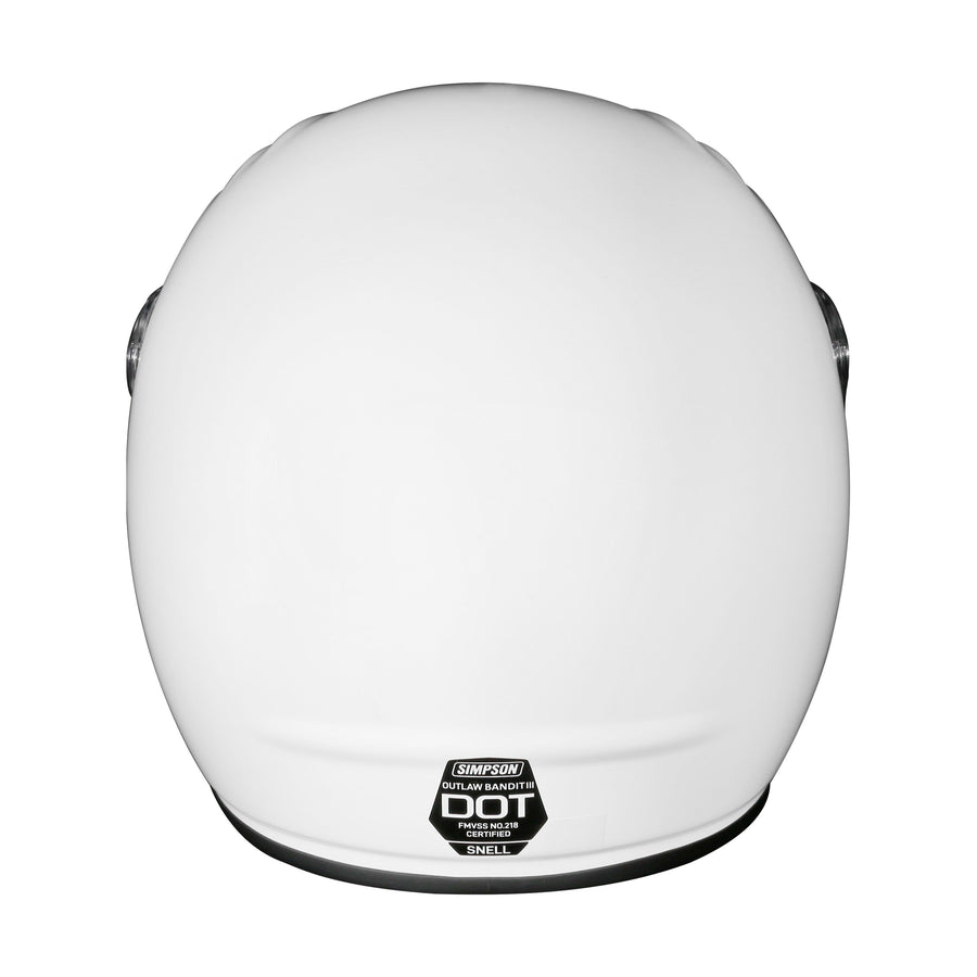 Simpson Outlaw Bandit Helmet Gen 3 - White