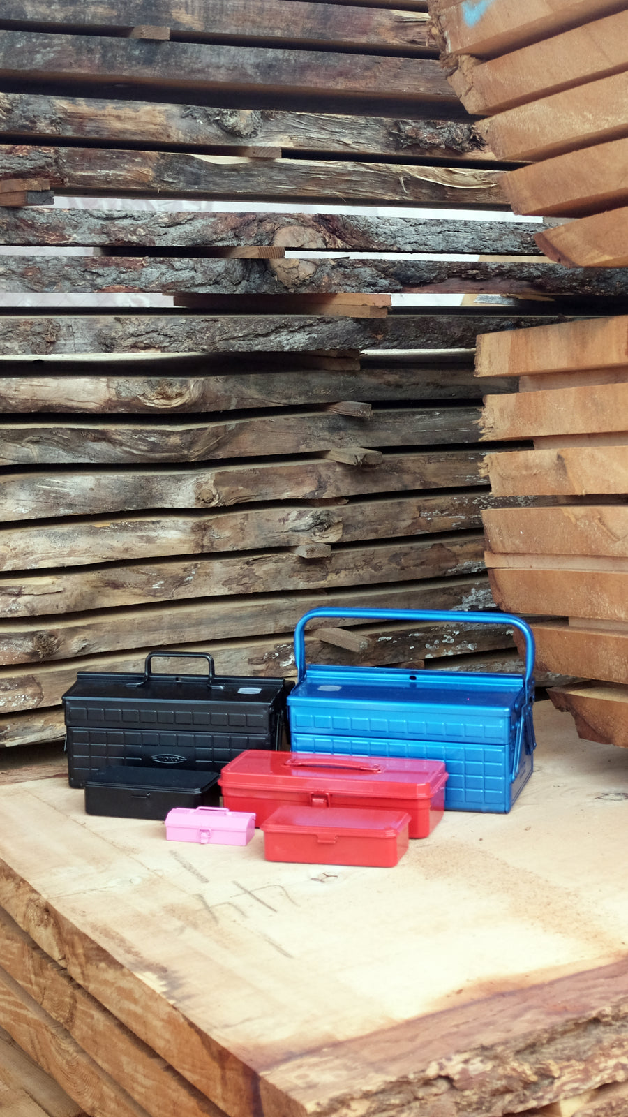 TOYO STEEL PORTABLE SHOP TOOLBOX - BLACK