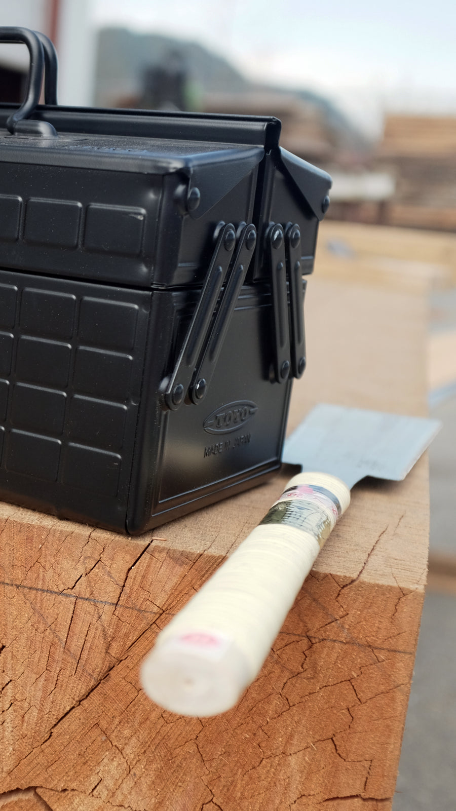 TOYO STEEL PORTABLE SHOP TOOLBOX - BLACK