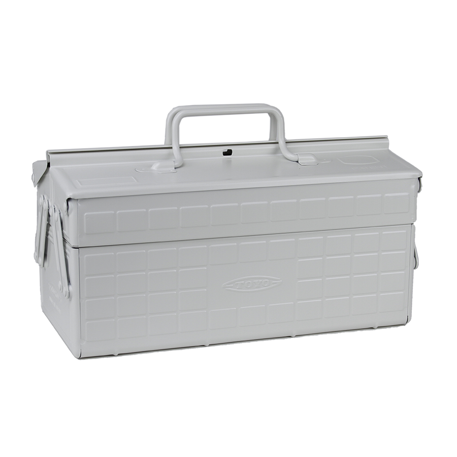 TOYO STEEL PORTABLE SHOP TOOLBOX - WHITE