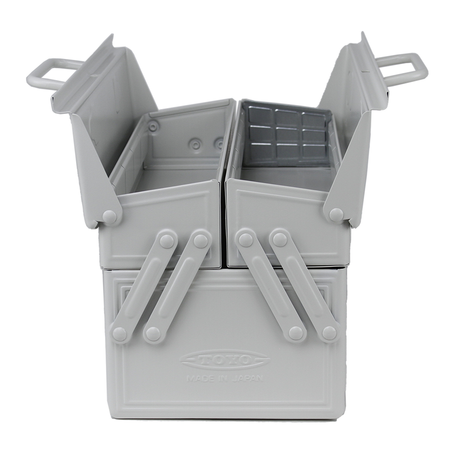 TOYO STEEL PORTABLE SHOP TOOLBOX - WHITE